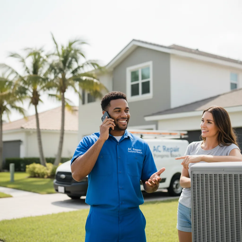 AC Repair Pompano Beach customer support in Allston